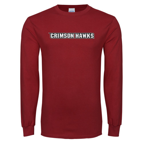  Cardinal Long Sleeve T Shirt - Crimson Hawks