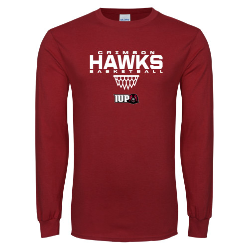  Cardinal Long Sleeve T Shirt - Basketball Sharp Net