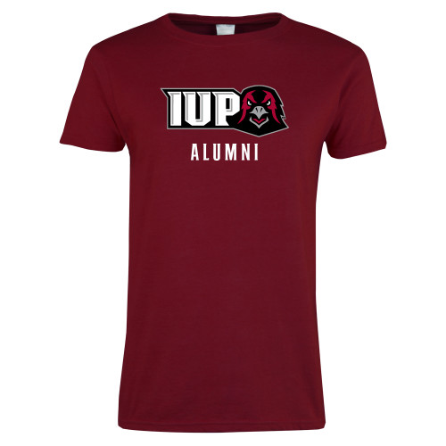  Next Level Womens Cardinal Short Sleeve Tee - Alumni