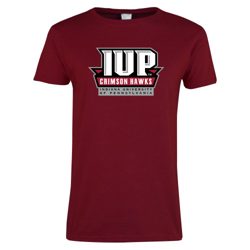  Next Level Womens Cardinal Short Sleeve Tee - IUP of Penn