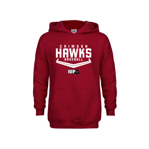  Youth Cardinal Fleece Hoodie - Baseball Plate