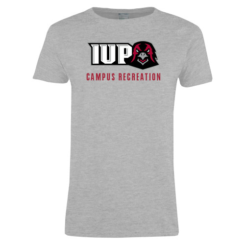  Womens Grey Short Sleeve Tee - Campus Recreation