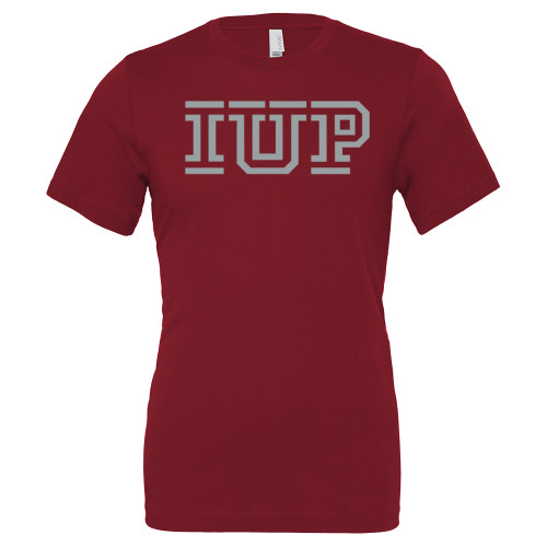  Bella + Canvas Cardinal Jersey Cotton T Shirt - IUP Logo