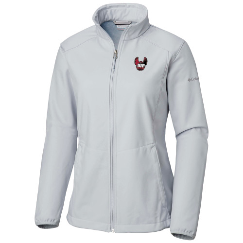  Columbia Womens Kruser Ridge White Jacket - IUP Hawk Wings