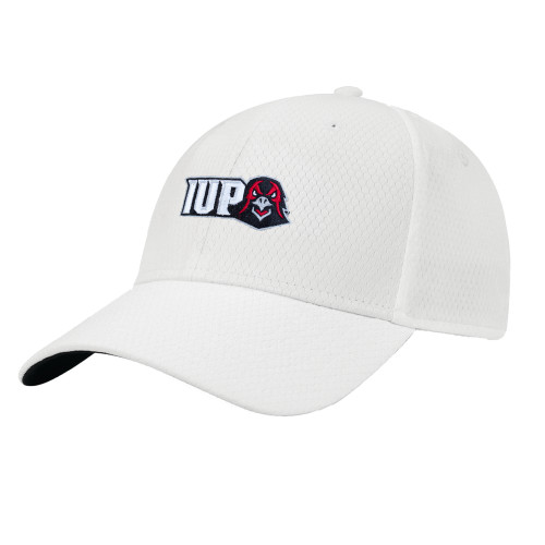  Callaway Performance White Front Crest Hat - IUP Hawk Head