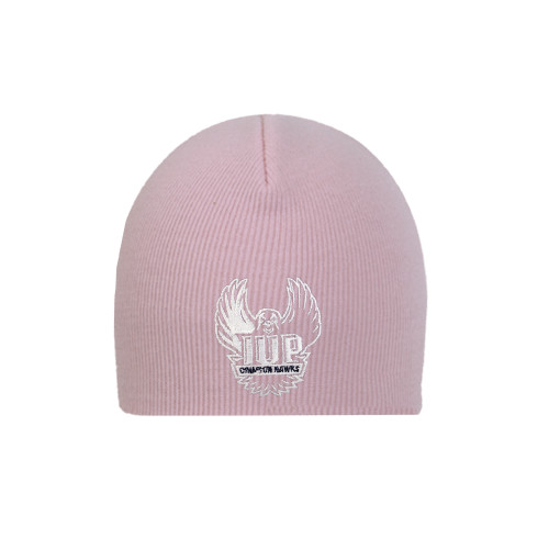  Pink Knit Beanie - IUP Hawk Wings
