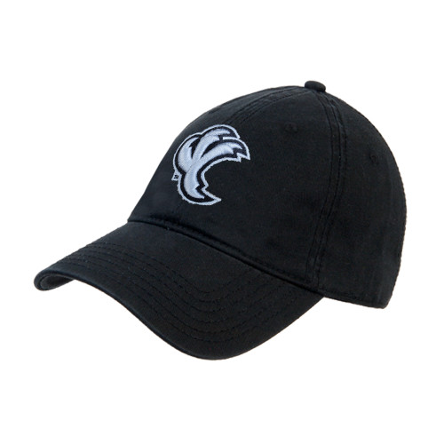  Black Unstructured Adjustable Low Profile Hat - Talon