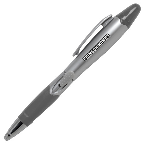 Silver/Silver Blossom Pen/Highlighter - Crimson Hawks