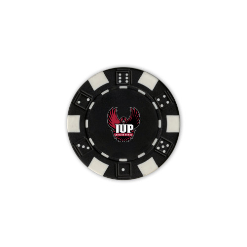  Black Game Chip - IUP Hawk Wings