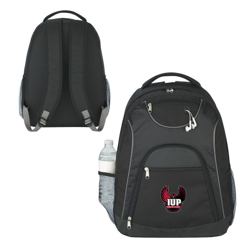  The Ultimate Black Computer Backpack - IUP Hawk Wings