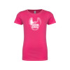 Thumbnail image for  Next Level Girls Fuchsia Fashion Fit T Shirt