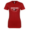 Thumbnail image for  Next Level Womens Cardinal Boyfriend Tee