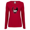 Thumbnail image for  Womens Cardinal Long Sleeve V Neck Tee 