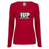 Thumbnail image for  Womens Cardinal Long Sleeve V Neck Tee 
