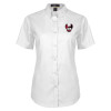 Thumbnail image for  Womens White Twill Button Up Short Sleeve