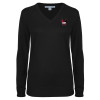 Thumbnail image for  Womens Black VNeck Sweater