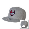 Thumbnail image for  Heather Grey Wool Blend Flat Bill Snapback Hat