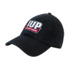 Thumbnail image for  Black Unstructured Adjustable Low Profile Hat
