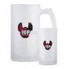 Thumbnail image for  Full Color Decorative Frosted Glass Mug 16oz