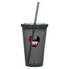 Thumbnail image for  Madison Double Wall Charcoal Tumbler w/Straw 16oz