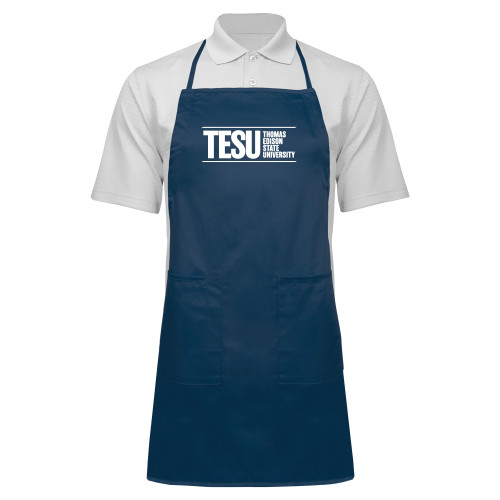  Full Length Navy Apron - Thomas Edison State University