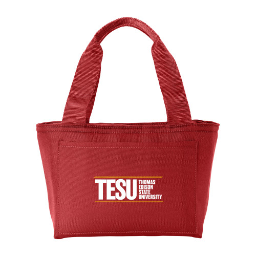  Insulated Red Lunch Tote - Thomas Edison State University