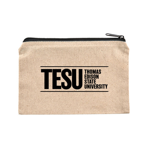  8oz. Natural Cotton Travel Pouch - Thomas Edison State University
