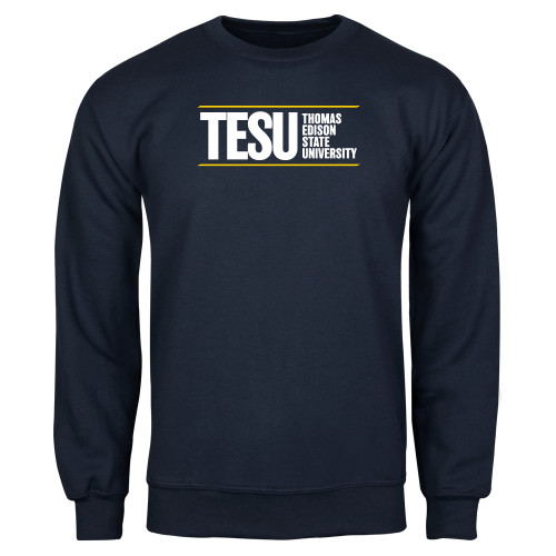  Navy Fleece Crew - Thomas Edison State University