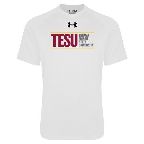  Under Armour White Tech Tee - UA - Thomas Edison State University