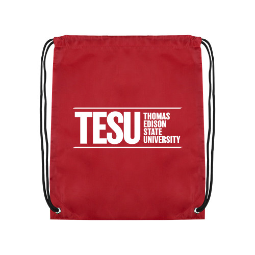  Cardinal Drawstring Backpack - Thomas Edison State University