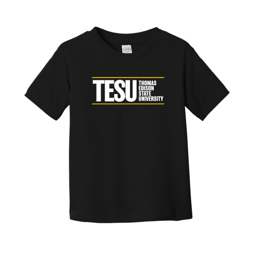  Toddler Black T Shirt - Thomas Edison State University