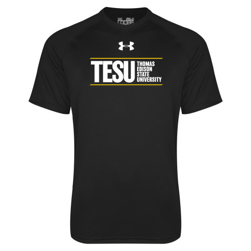  Under Armour Black Tech Tee - UA - Thomas Edison State University