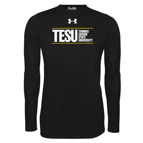  Under Armour Black Long Sleeve Tech Tee - UA - Thomas Edison State University