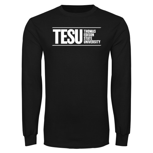  Black Long Sleeve T Shirt - Thomas Edison State University