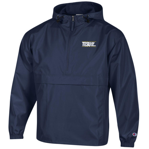 Champion Navy Packable Jacket - Thomas Edison State University