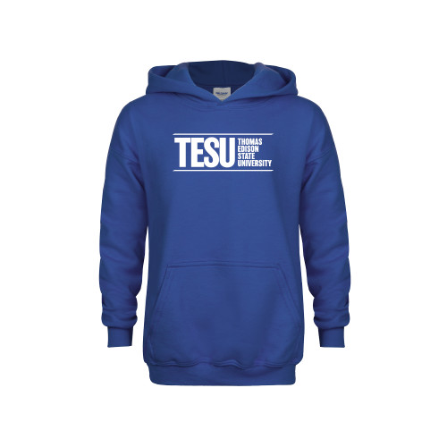  Youth Royal Fleece Hoodie - Thomas Edison State University