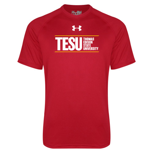  Under Armour Red Tech Tee - UA - Thomas Edison State University