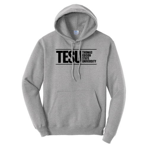  Tall Athletic Heather Fleece Hoodie - Thomas Edison State University