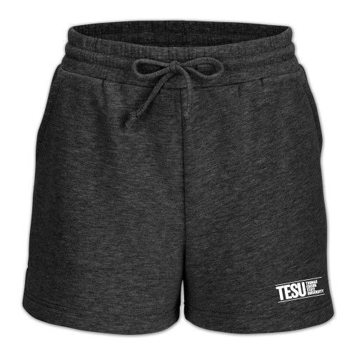  Boxercraft Womens Charcoal Heather Fleece Short - Thomas Edison State University