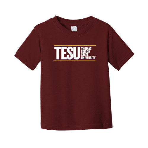  Toddler Maroon T Shirt - Thomas Edison State University
