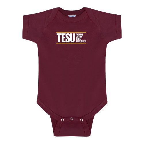  Maroon Infant Onesie - Thomas Edison State University