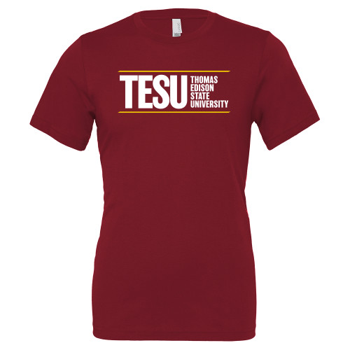  Bella + Canvas Cardinal Jersey Cotton T Shirt - Thomas Edison State University