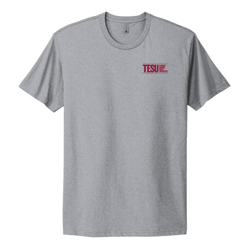  Next Level Heather Grey Heavyweight Cotton Tee - Thomas Edison State University