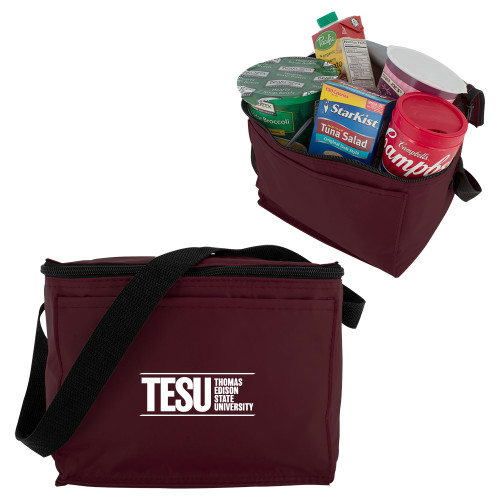  Six Pack Maroon Cooler - Thomas Edison State University