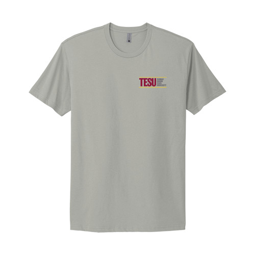  Next Level Unisex Light Grey Cotton Tee - Thomas Edison State University