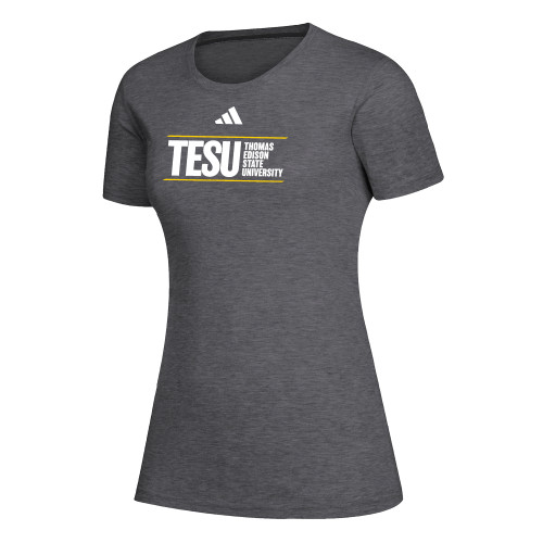  Adidas Womens Dark Grey Heather Creator Performance Tee - ADIDAS - Thomas Edison State University
