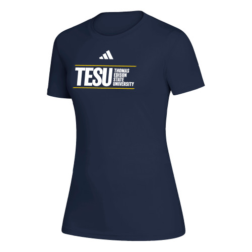  Adidas Womens Navy Creator Performance Tee - ADIDAS - Thomas Edison State University