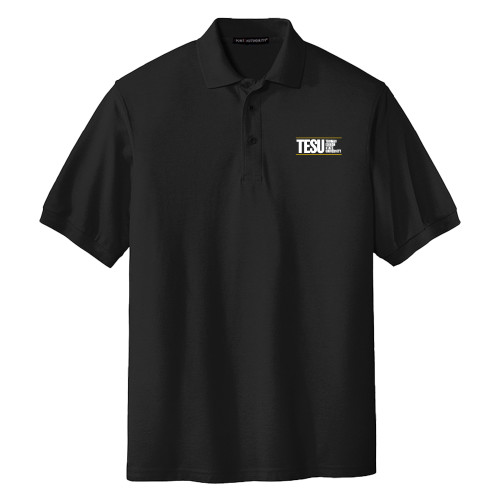  Extended Black Silk Touch Polo - Thomas Edison State University