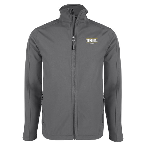  Charcoal Softshell Jacket - Thomas Edison State University - Alumni
