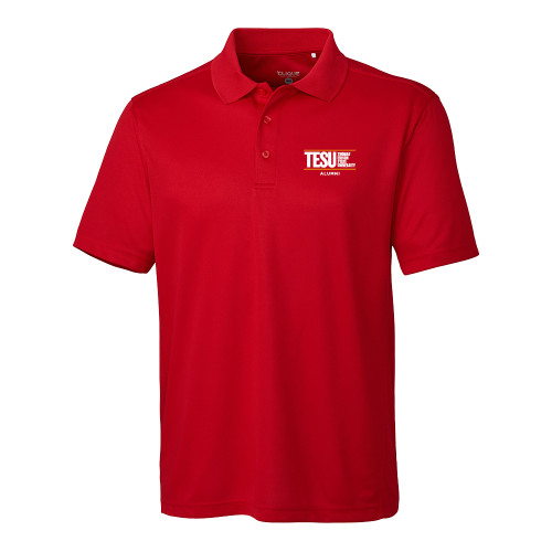  C&B Red Clique Ice Pique Polo - Thomas Edison State University - Alumni